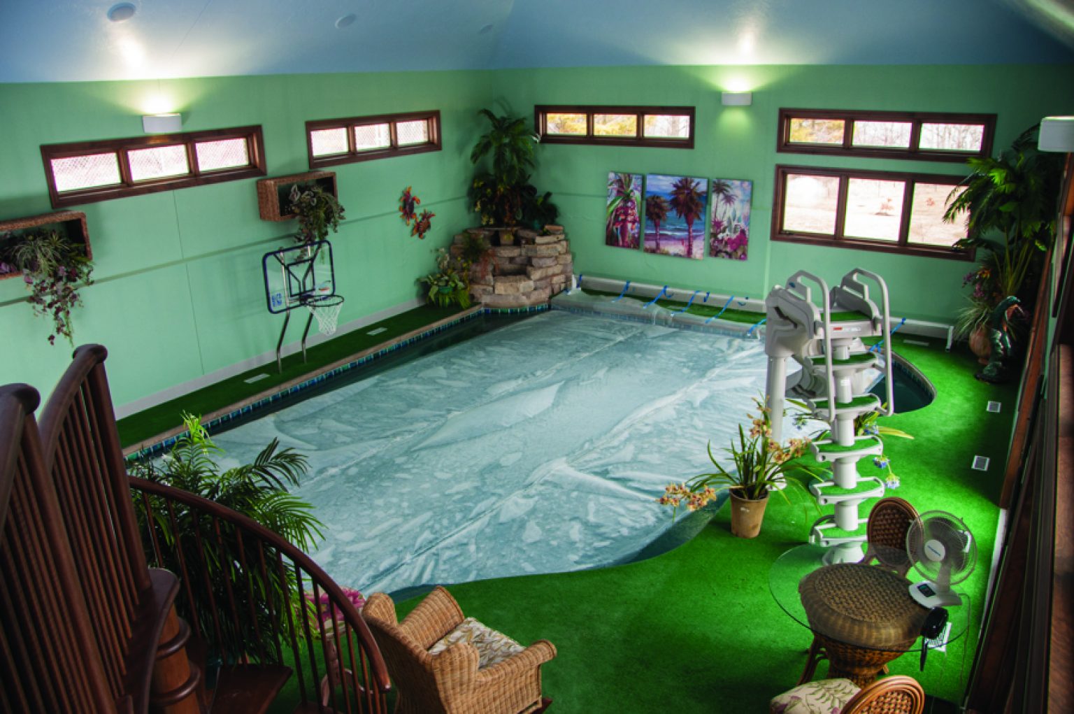 WutPool® Retractable Pool Covers & LoadBearing Flooring Systems